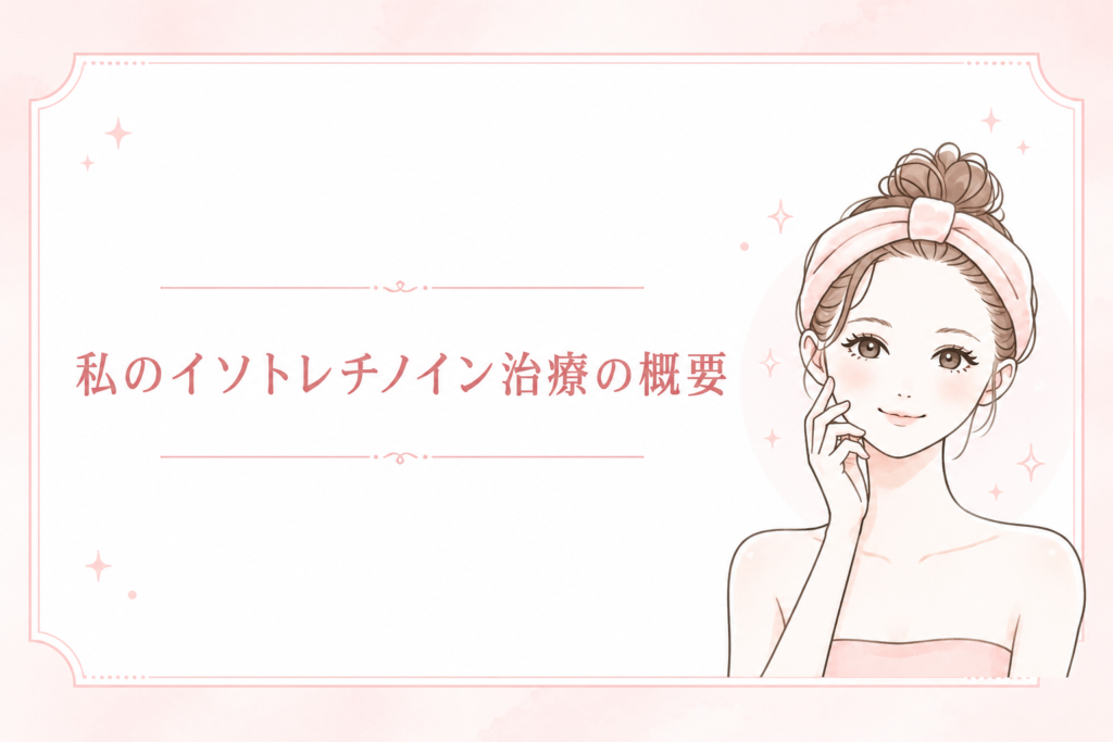 私のイソトレチノイン治療の概要
